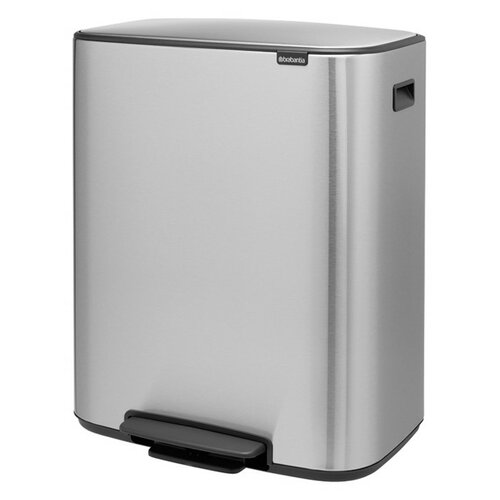 Kosz na śmieci BRABANTIA 211324 Bo Pedal Bin 60L Srebrny
