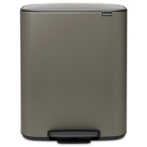 Kosz na śmieci BRABANTIA 211409 Bo Pedal Bin 60L Platynowy