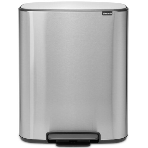 Kosz na śmieci BRABANTIA 211461 Bo Pedal Bin 60L Srebrny