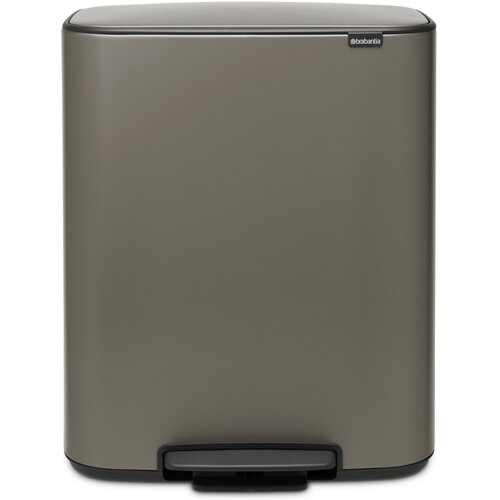 Kosz na śmieci BRABANTIA 21154 Bo Pedal Bin 60L Platynowy