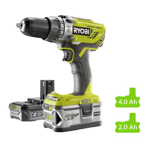 Wiertarko-wkrętarka RYOBI R18PD3-242S