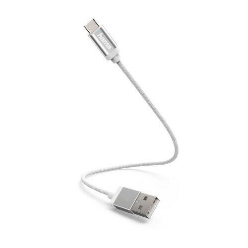 Kabel USB-C - USB HAMA 0.2 m Biały