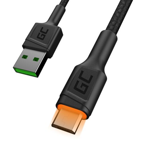 Kabel USB - Micro USB GREEN CELL GC Ray 1.2 m