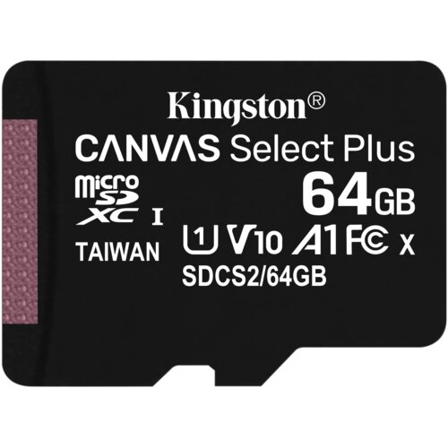 Karta pamięci KINGSTON Canvas Select Plus microSDHC 64GB