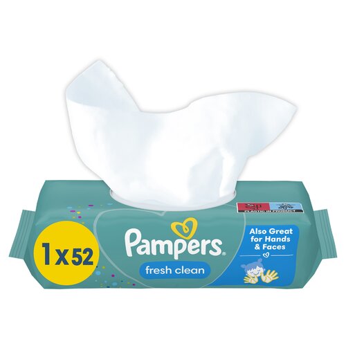 Chusteczki nawilżane PAMPERS Fresh Clean (52 szt.)