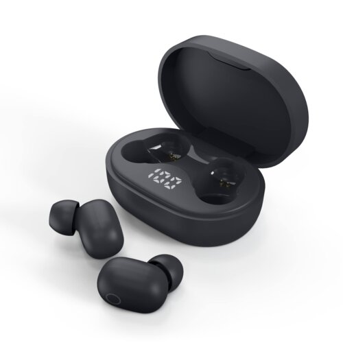 Słuchawki dokanałowe XMUSIC TWS700K Czarny Bluetooth etui z wbudowaną ładowarką