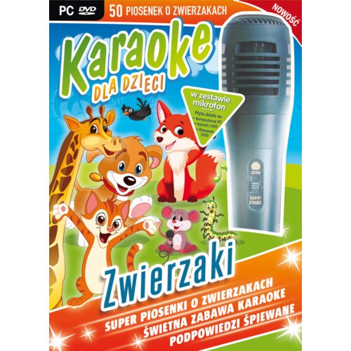 Karaoke dla Dzieci: Zwierzaki + Mikrofon Gra PC