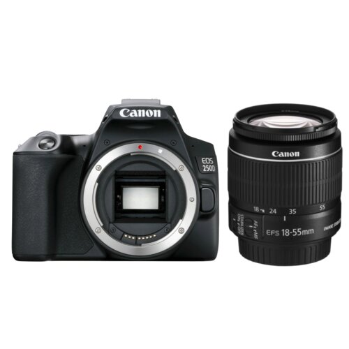 Aparat CANON EOS 250D + Obiektyw EF-S 18-55mm f/4-5.6 IS STM