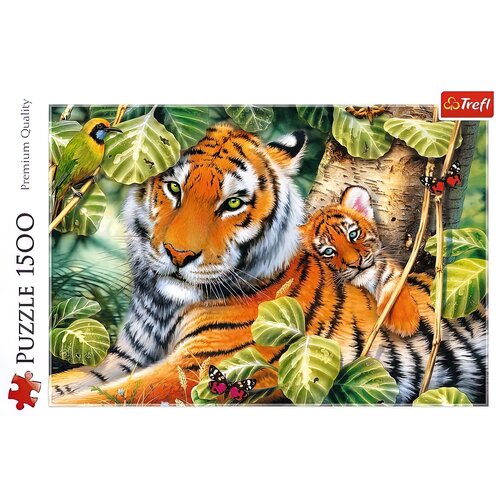 Puzzle TREFL Dwa tygrysy 26159 (1500 elementów)