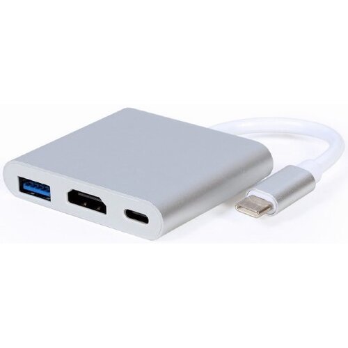 Hub CABLEXPERT A-CM-HDMIF-02-SV USB Typu C, Pasywny