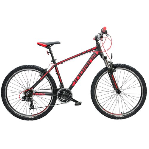 Rower górski MTB INDIANA X-Pulser 1.6 M15 26 cali męski Czarno-czerwony