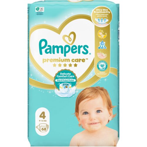 Pieluchy PAMPERS Premium Care 4 (68 szt.)