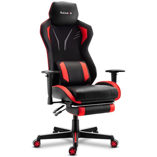 Fotel HUZARO Combat 6.0 Czarno-czerwony