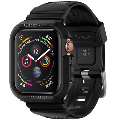 Pasek SPIGEN Rugged Armor Pro do Apple Watch (44/45mm) Czarny