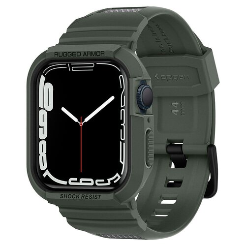 Pasek SPIGEN Rugged Armor Pro do Apple Watch 4/5/6/7/8/9/SE (44/45mm) Zielony