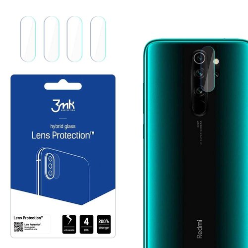 Szkło hybrydowe 3MK Lens Protection do Xiaomi Redmi Note 8 Pro