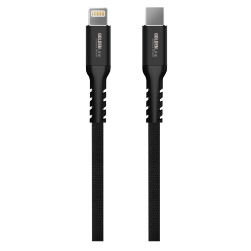 Kabel USB Typ C - Lighting GÖTZE & JENSEN Golden Line 1 m