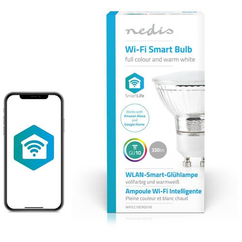 Inteligentna żarówka LED NEDIS WIFILC10CRGU10 5W GU10 WiFi