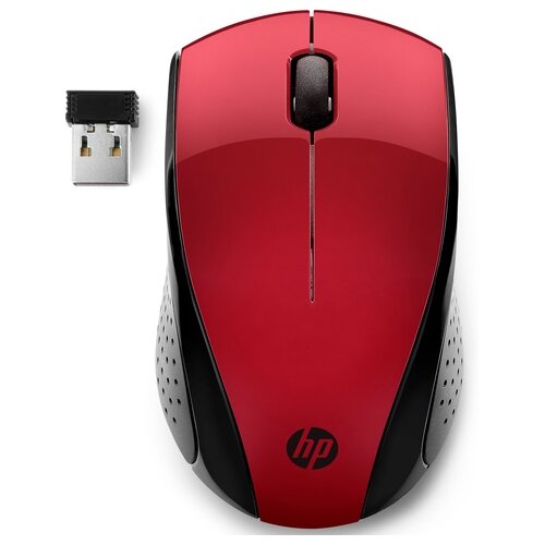 Mysz HP 220 Czerwony