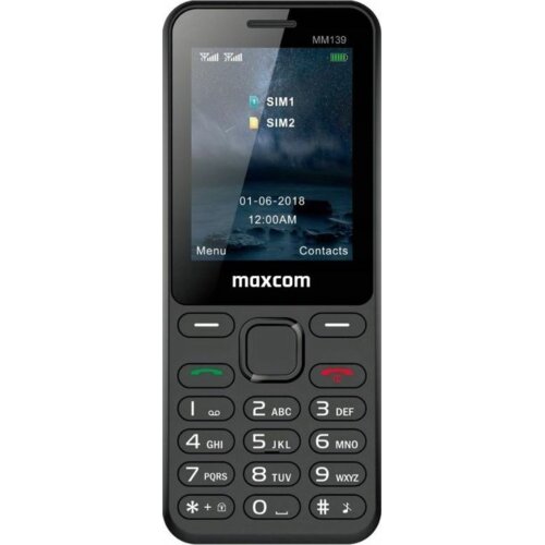 Telefon MAXCOM MM139 Czarny