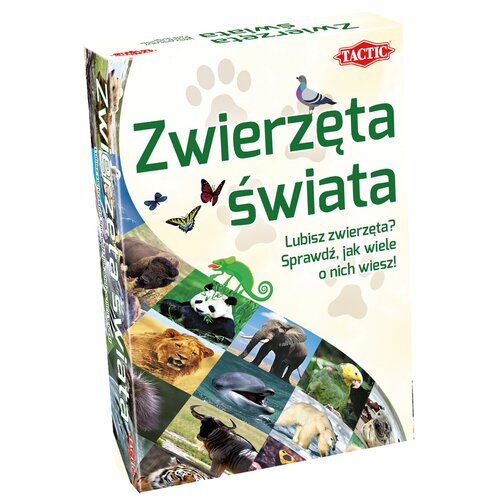 Gra edukacyjna TACTIC Quizy świata Zwierzęta świata 56423