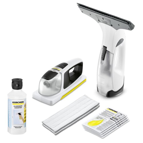 Myjka do okien KARCHER WV 2 + KV 4 + Środek czyszczący KARCHER do szkła 500 ml