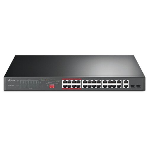 Switch TP-LINK TL-SL1226P Gigabit Ethernet, 28 portów, Funkcja PoE