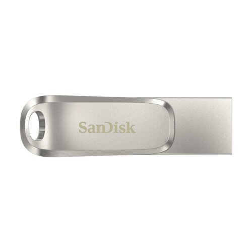 Pendrive SANDISK Ultra Dual Drive Luxe 32GB, USB-C / USB 3.2 Gen. 1 (USB 3.0), Odczyt 150 Mb/s Srebrny