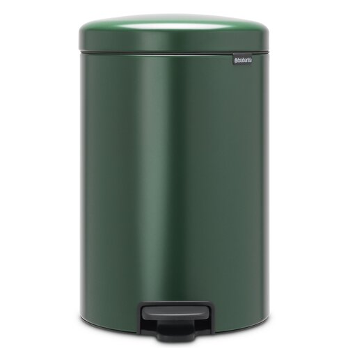Kosz na śmieci  z pedałem BRABANTIA 304064 NewIcon wyjmowane wiadro, szczelnie zamykana pokrywa 20L Zielony