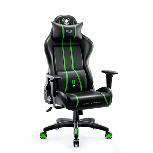 Fotel DIABLO CHAIRS X-One 2.0 (L) Czarno-zielony