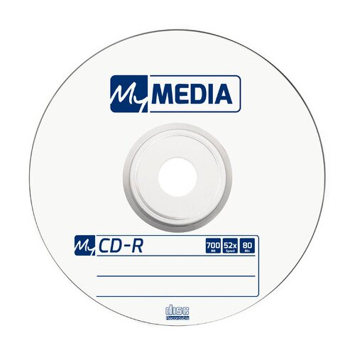 Płyta MY MEDIA Wrap Spindel CD-R, 700 MB, 52x (50 szt.)