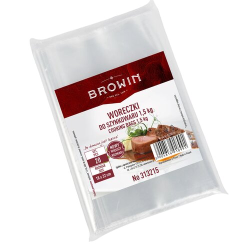 Woreczki foliowe do szynkowaru BROWIN 1,5kg 20szt 313215