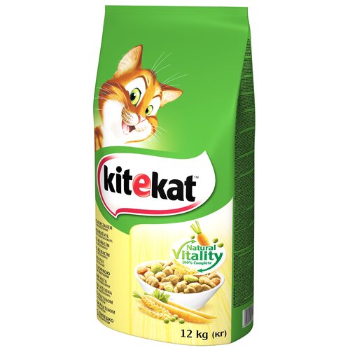 Karma dla kota KITEKAT Kurczak z warzywami 12 kg