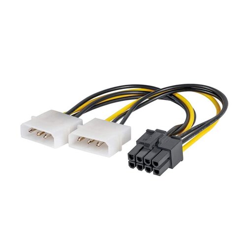 Kabel 2x MOLEX - PCI-Express SAVIO 0.18 m