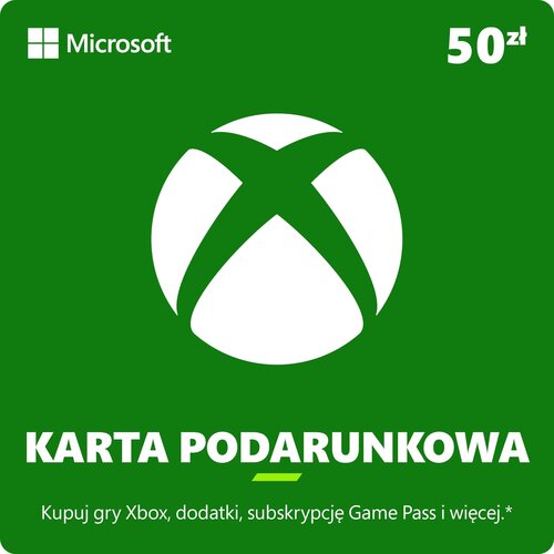 Kod podarunkowy MICROSOFT Xbox 50 PLN