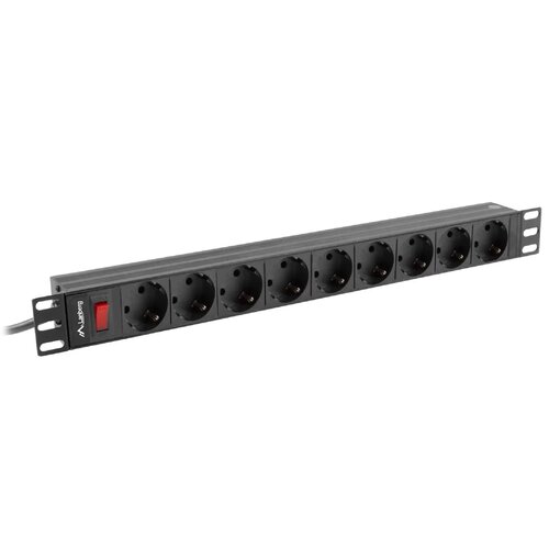 Listwa LANBERG PDU-09F-0300-BK (3 m) Czarny