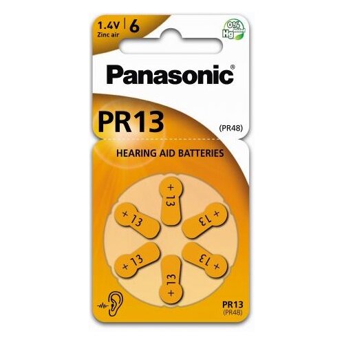 Baterie PR13 PANASONIC (6 szt.)