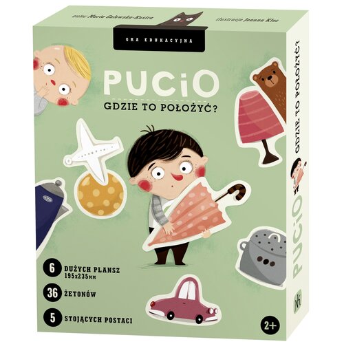 Gra edukacyjna NASZA KSIĘGARNIA Pucio Gdzie to położyć?