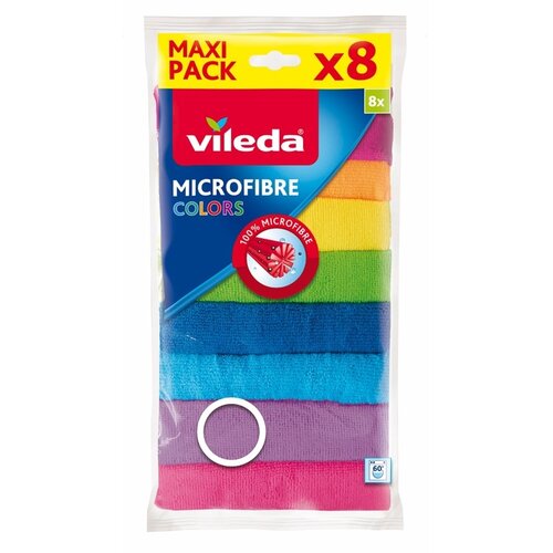Ściereczka VILEDA Microfibra Colors (8 sztuk)