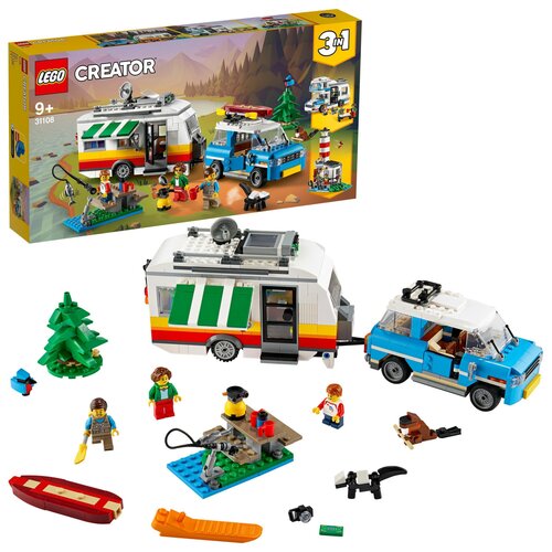 LEGO Creator 3w1 Wakacyjny kemping z rodziną 31108