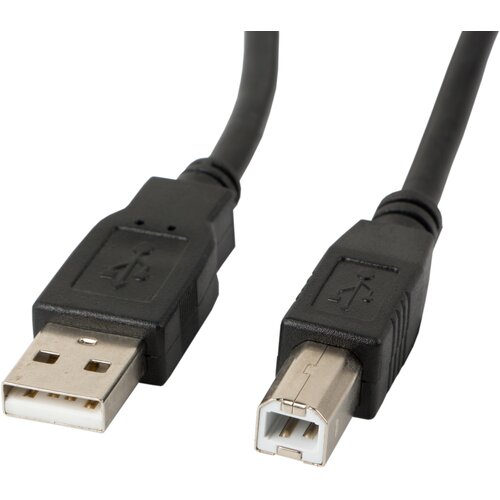 Kabel USB-A - USB-B LANBERG CA-USBA-10CC-0005-BK 0.5 m