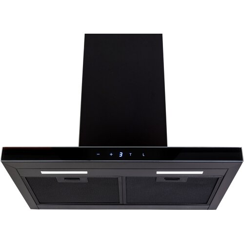 Okap VDB T-Look 60 Czarny 640m3/h 60dB klasa B