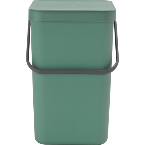 Kosz na śmieci uchylny BRABANTIA 129964 Sort & Go możliwy do zawieszenia, łatwy w czyszczeniu 25 L Zielony