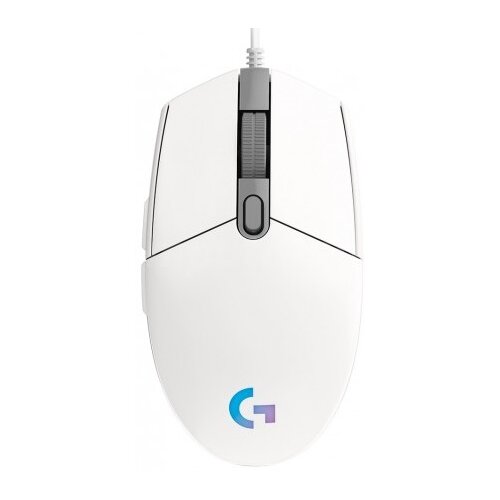 Mysz LOGITECH G102 Lightsync Biały