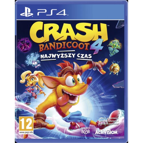 Crash Bandicoot 4: Najwyższy Czas Gra PS4 (Kompatybilna z PS5)