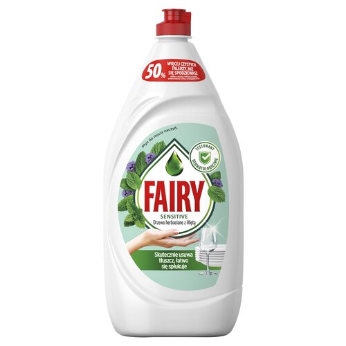 Płyn do mycia naczyń FAIRY Sensitive Drzewo herbaciane z miętą 1350 ml