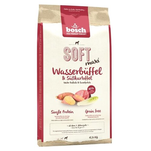 Karma dla psa BOSCH Soft Maxi Bawół wodny i bataty 12.5 kg
