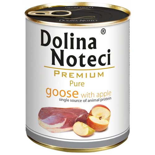 Karma dla psa DOLINA NOTECI Premium Pure bogata w gęś z jabłkiem 800 g