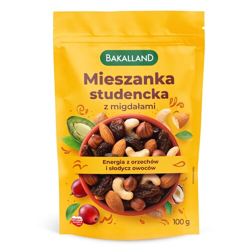 Mieszanka studencka z migdałami BAKALLAND (100 g)