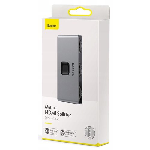 Adapter HDMI - 2 x HDMI BASEUS Matrix